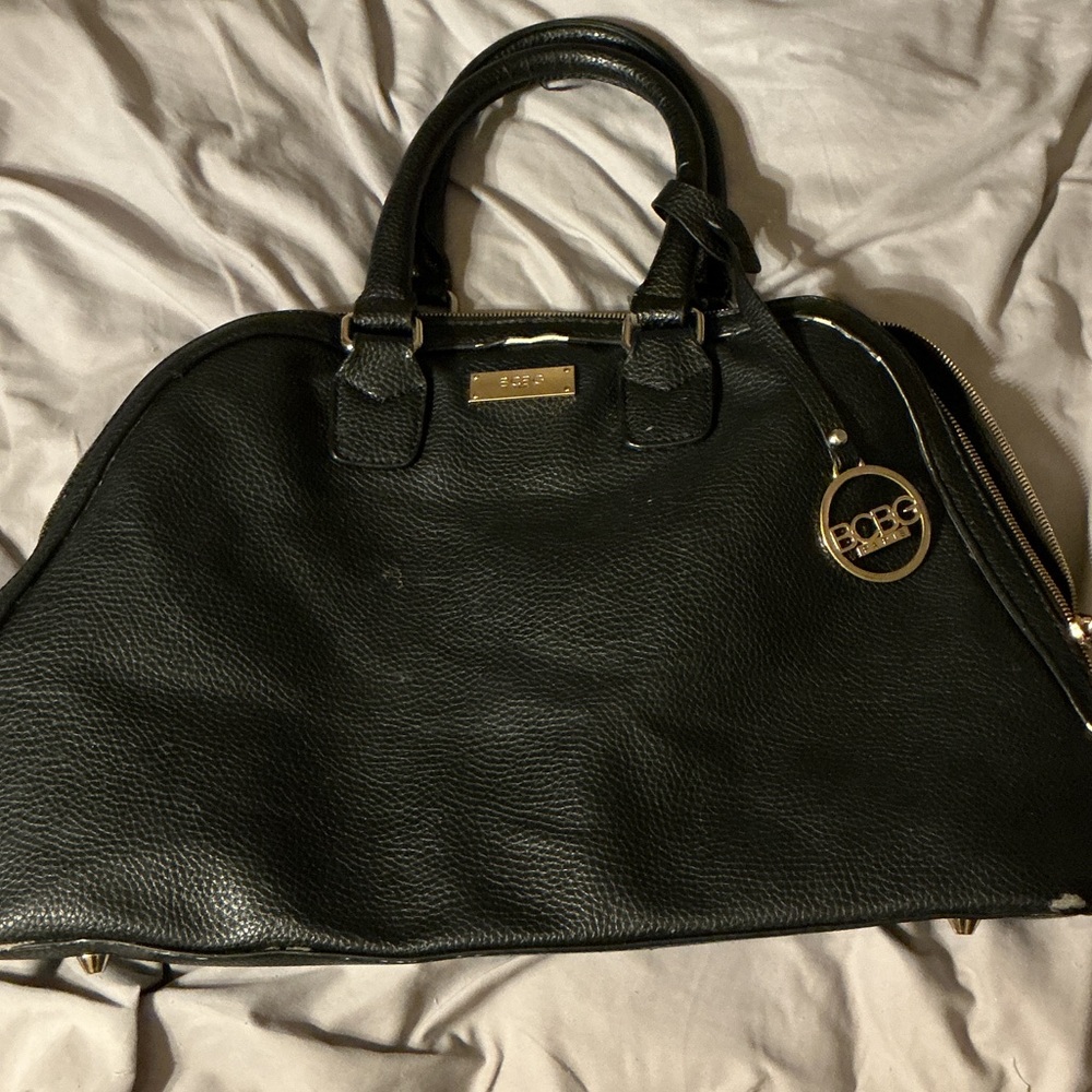 BCBG Elegant Black Satchel